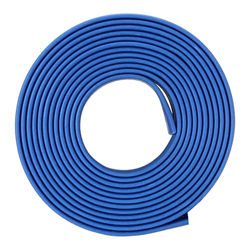 צינורות מכווץ חום חום 2: 1 עטיפת צינור שרוול כבלים, [להגנת בידוד חשמלי] - 11 ממ DIA/3.3ft/כחול